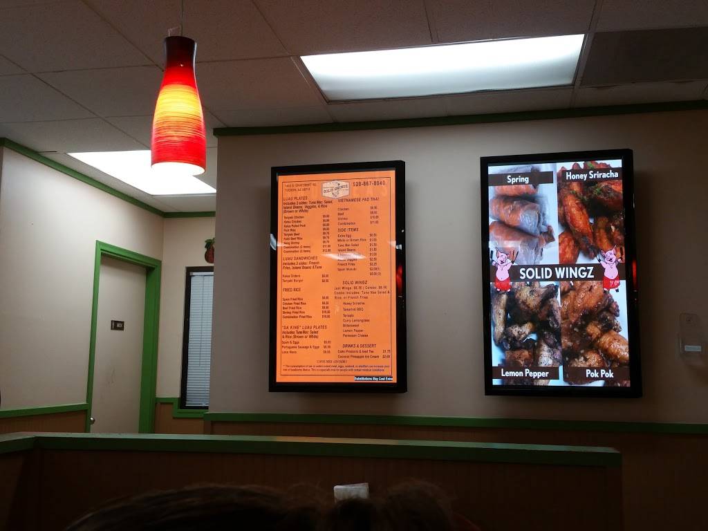 Solid Grindz Hawaiian BBQ | restaurant | 2027 S Craycroft Rd, Tucson, AZ 85711, USA | 5208678040 OR +1 520-867-8040