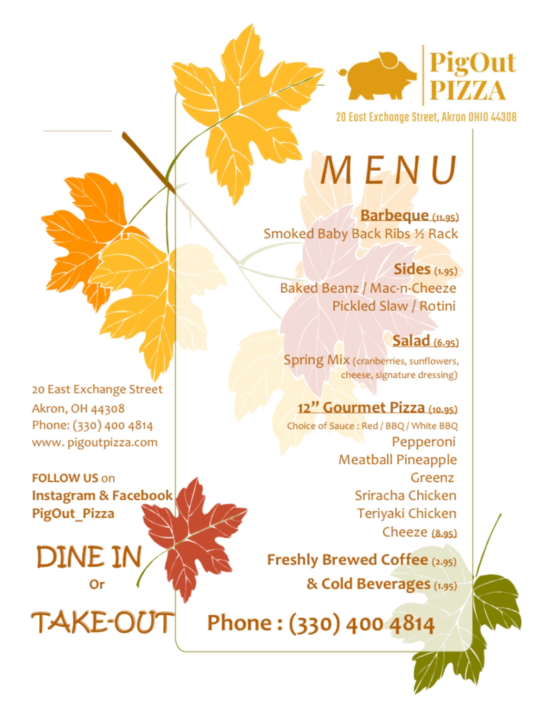 PigOut PIZZA | restaurant | 20 E Exchange St, Akron, OH 44308, USA | 3304004814 OR +1 330-400-4814