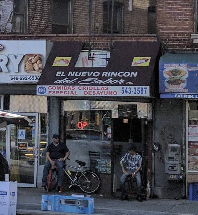El Nuevo Rincon | restaurant | 1047 St Nicholas Ave, New York, NY 10032, USA | 6465433587 OR +1 646-543-3587