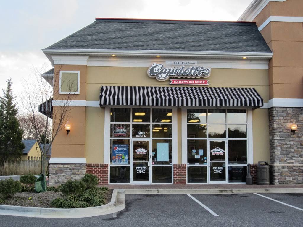Capriottis Sandwich Shop | restaurant | 500 Abruzzi Dr, Chester, MD 21619, USA | 4106439993 OR +1 410-643-9993
