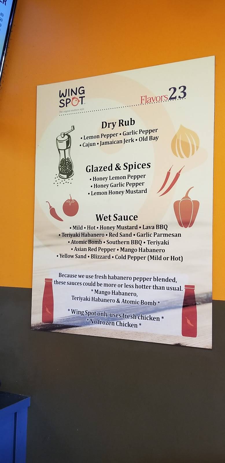 Wing spot | restaurant | 5675 N Front St #101, Philadelphia, PA 19120, USA | 2152242440 OR +1 215-224-2440