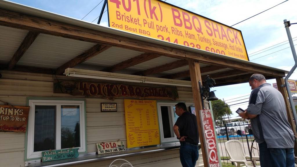 401k Bbq Shack | restaurant | 4211 Charles St, Carrollton, TX 75010, USA | 2149386900 OR +1 214-938-6900