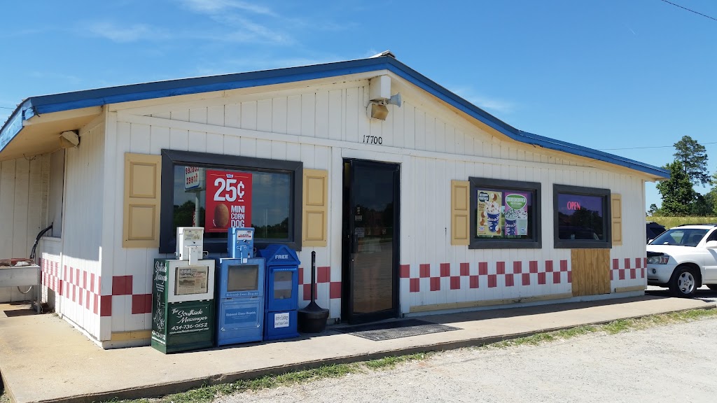 Tastee Freez | restaurant | 17700 Kings Hwy, Wylliesburg, VA 23976, USA | 4347352114 OR +1 434-735-2114