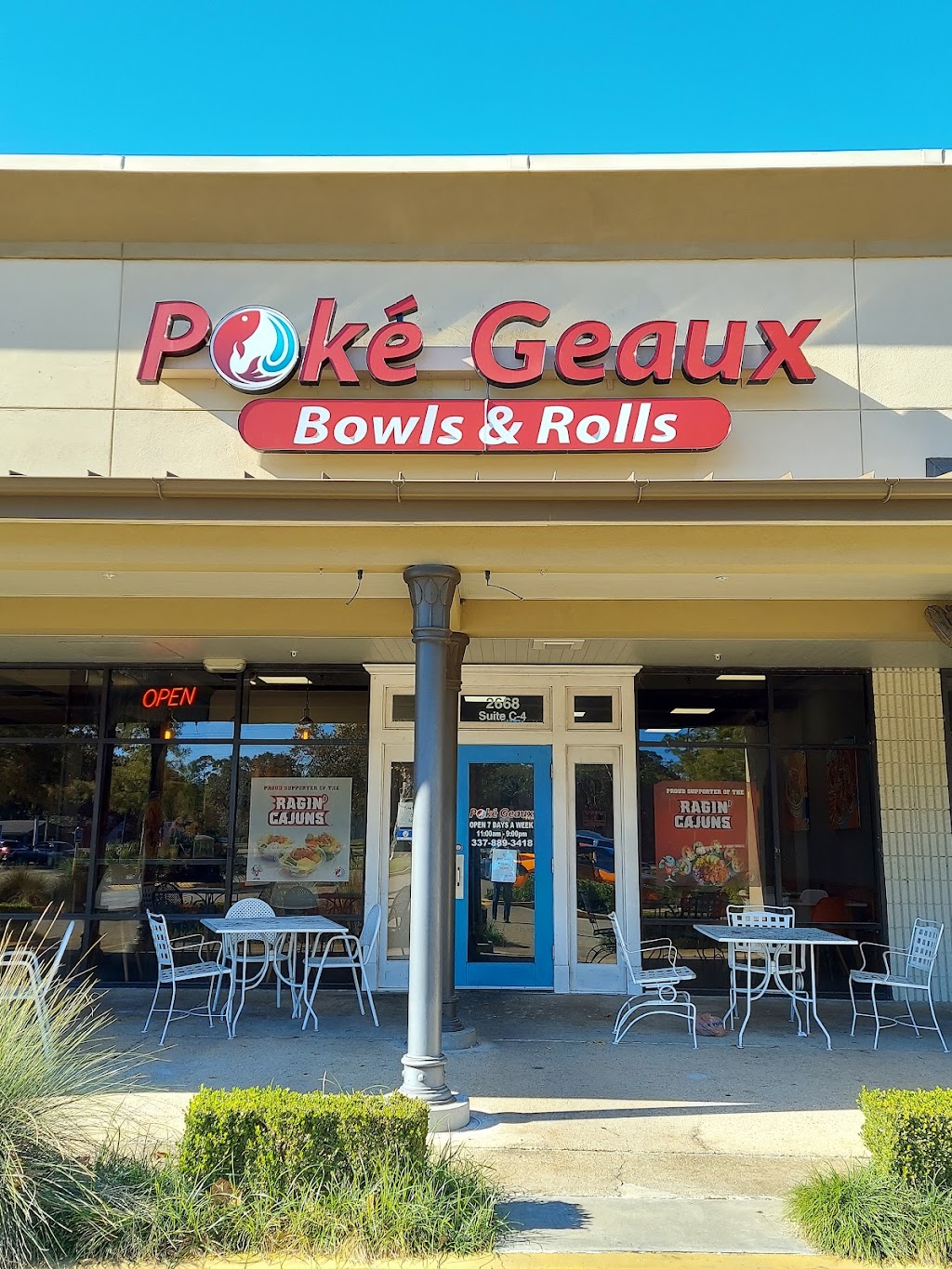 Poké Geaux - Johnston | restaurant | 2668 Johnston St C4, Lafayette, LA 70503, USA | 3378893418 OR +1 337-889-3418