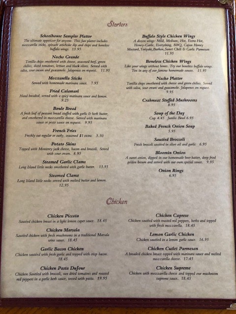 The Old Schoolhouse Inn & Restaurant | restaurant | 28218 NY-206, Downsville, NY 13755, USA | 6073637814 OR +1 607-363-7814