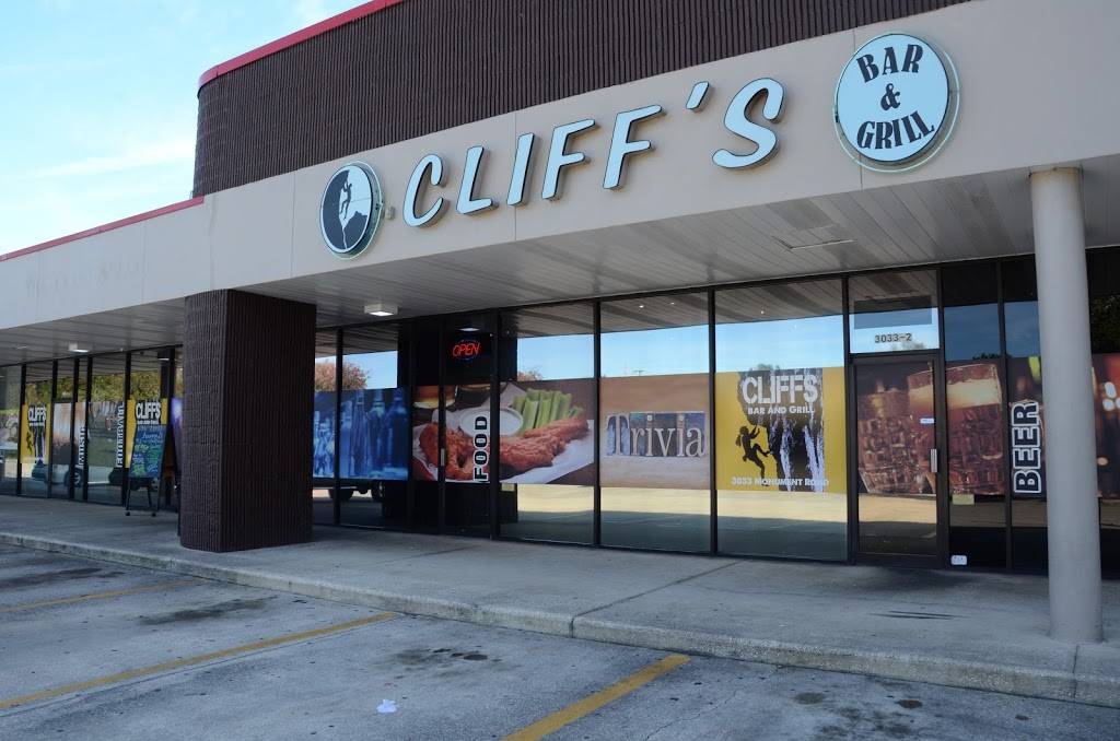 Cliffs Bar & Grill | restaurant | 3033 Monument Rd #2, Jacksonville, FL 32225, USA | 9046455162 OR +1 904-645-5162