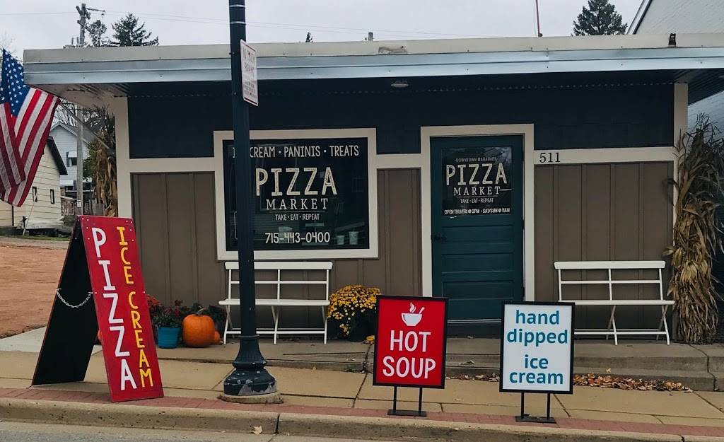 Pizza Market | meal takeaway | 511 Main St, Marathon City, WI 54448, USA | 7154430400 OR +1 715-443-0400