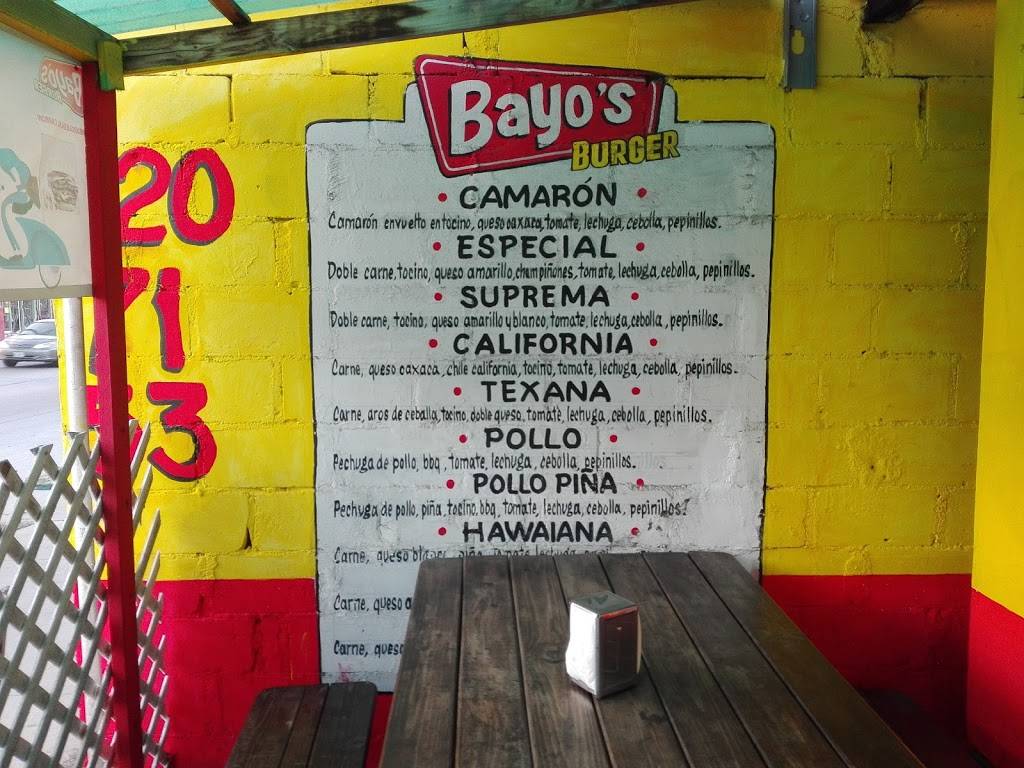 Bayos burger | restaurant | Av Mexico 1706, Buenaventura, 22880 Ensenada, B.C., Mexico | 016461207153 OR +52 646 120 7153