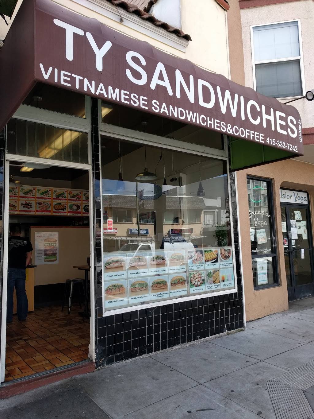 TY Sandwiches | restaurant | 4829 Mission St, San Francisco, CA 94112, USA | 4153337242 OR +1 415-333-7242