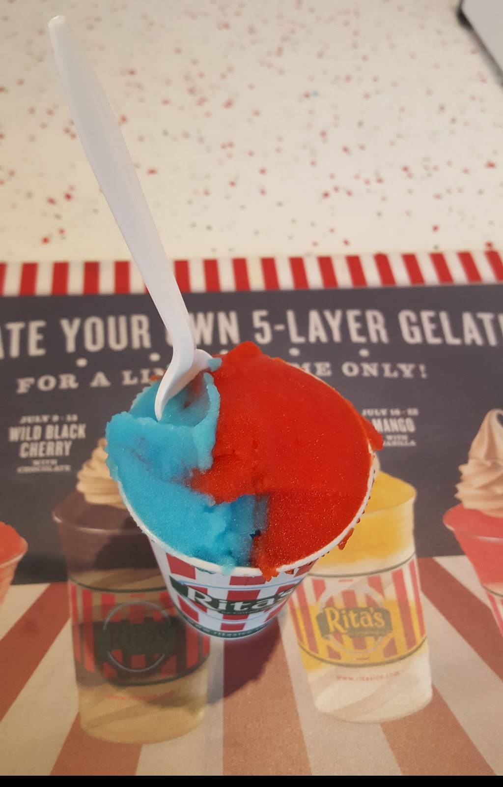 Ritas Italian Ice & Frozen Custard | restaurant | 1606 Village Market Boulevard Southeast #100, Leesburg, VA 20175, USA | 7037714600 OR +1 703-771-4600