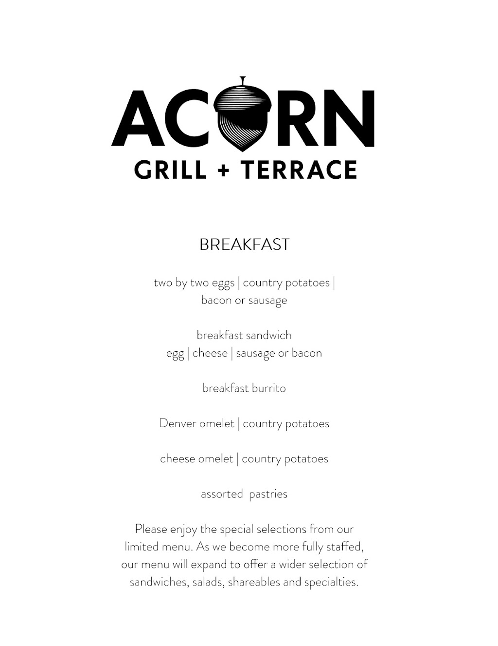 Acorn Grill + Terrace | restaurant | 3535 Dundee Rd, Northbrook, IL 60062, USA | 8478976140 OR +1 847-897-6140