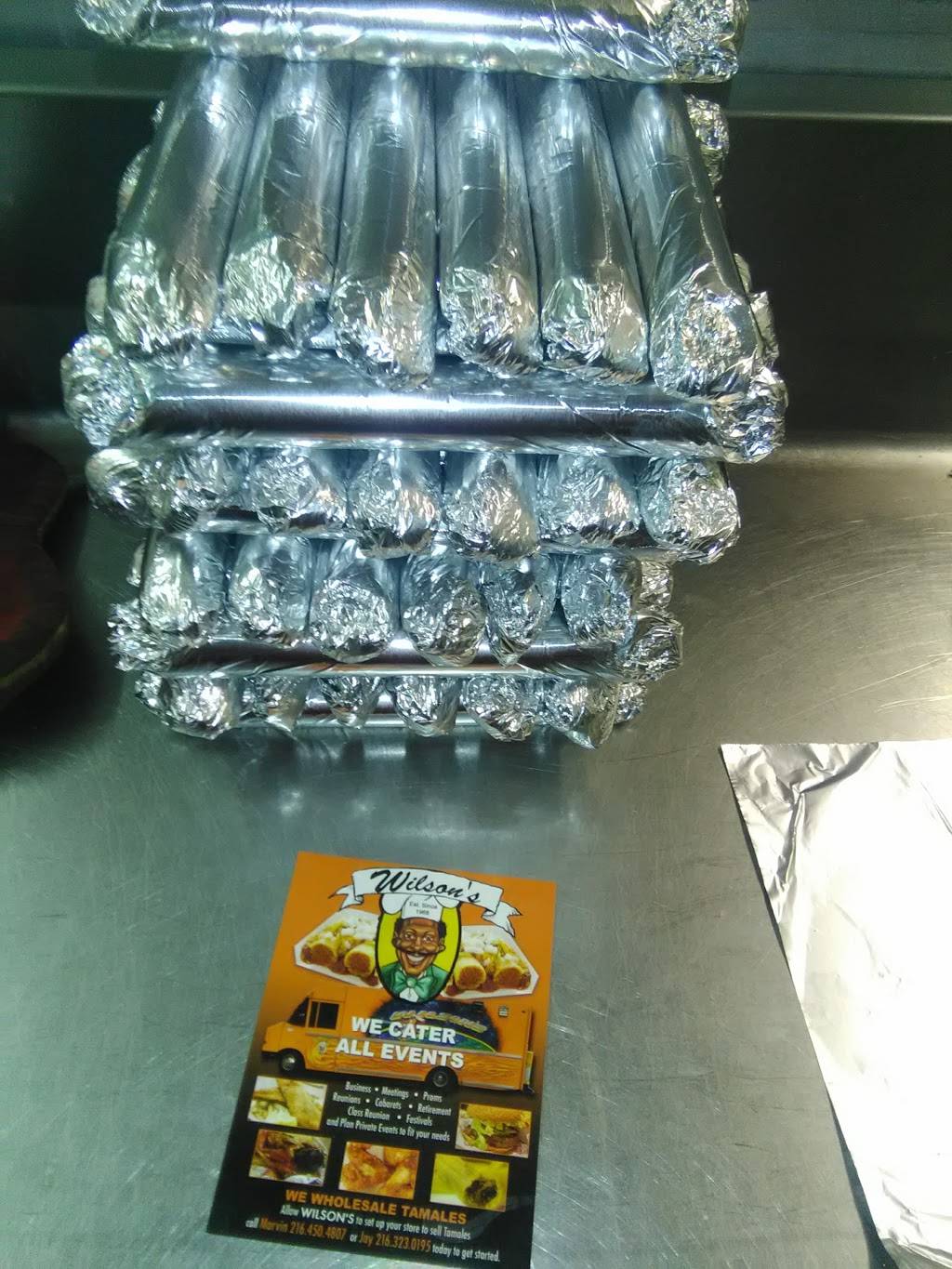 Wilsons Hot Tamales | restaurant | 15652 Euclid Ave, East Cleveland, OH 44112, USA | 2164048801 OR +1 216-404-8801
