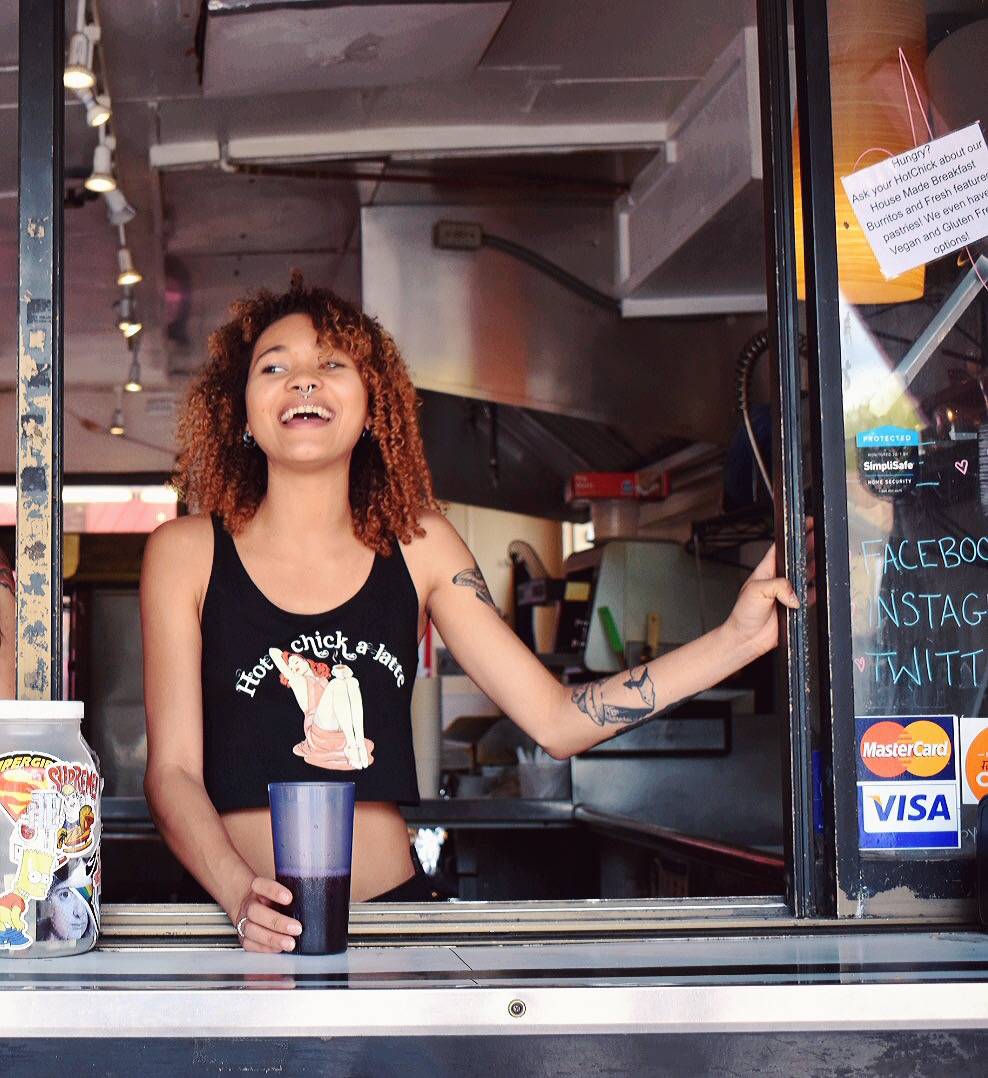 Hot Chick A Latte Coffee House | cafe | 4736 E Colfax Ave, Denver, CO 80220, USA | 3035377190 OR +1 303-537-7190