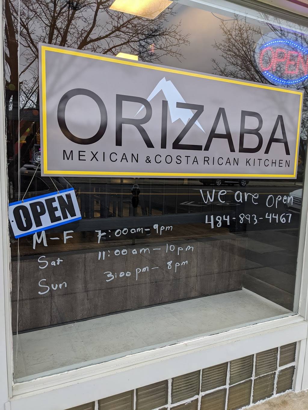 Orizaba Mexican & Costa Rican Kitchen | restaurant | 614 W Broad St, Bethlehem, PA 18018, USA | 4848934467 OR +1 484-893-4467
