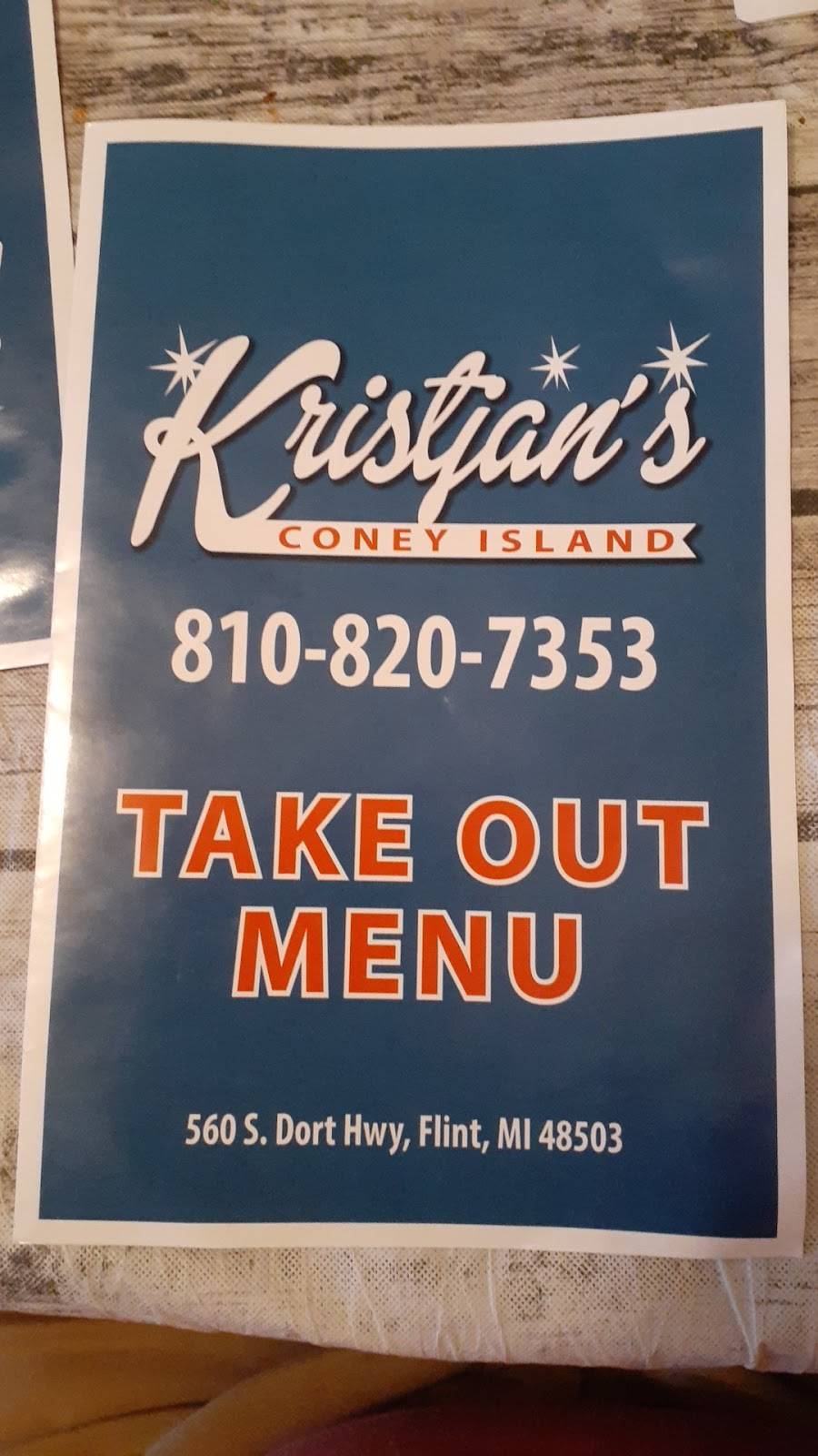 Kristians Coney Island | restaurant | 560 S Dort Hwy, Flint, MI 48503, USA | 8108207353 OR +1 810-820-7353