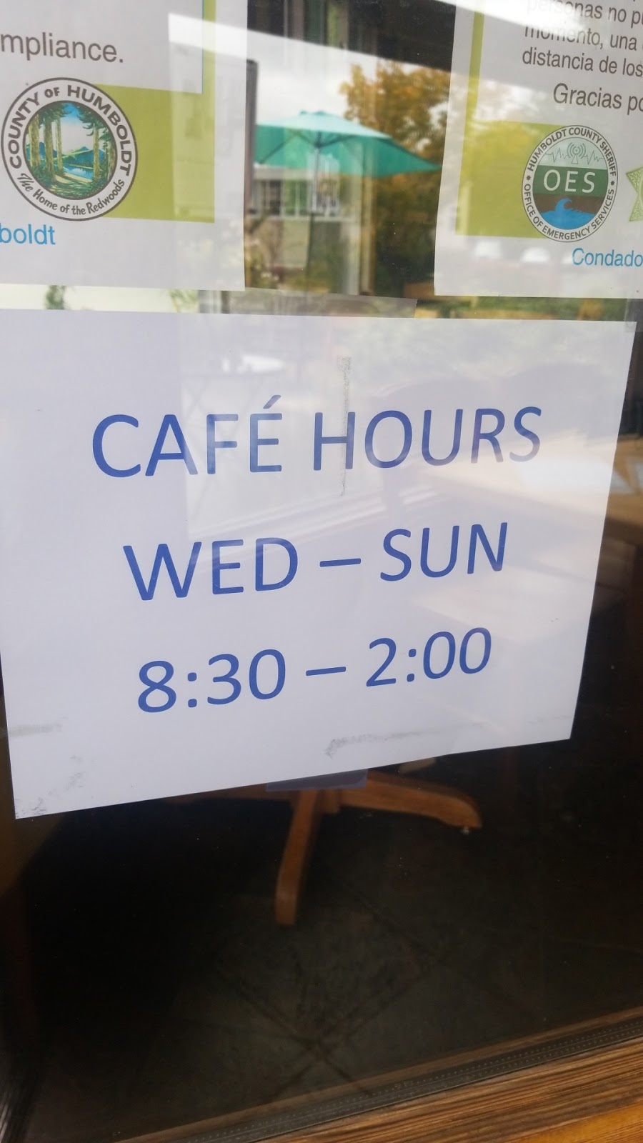 Bayside Farmstead Café | cafe | 1602 Old Arcata Rd, Bayside, CA 95524, USA | 7078224423 OR +1 707-822-4423