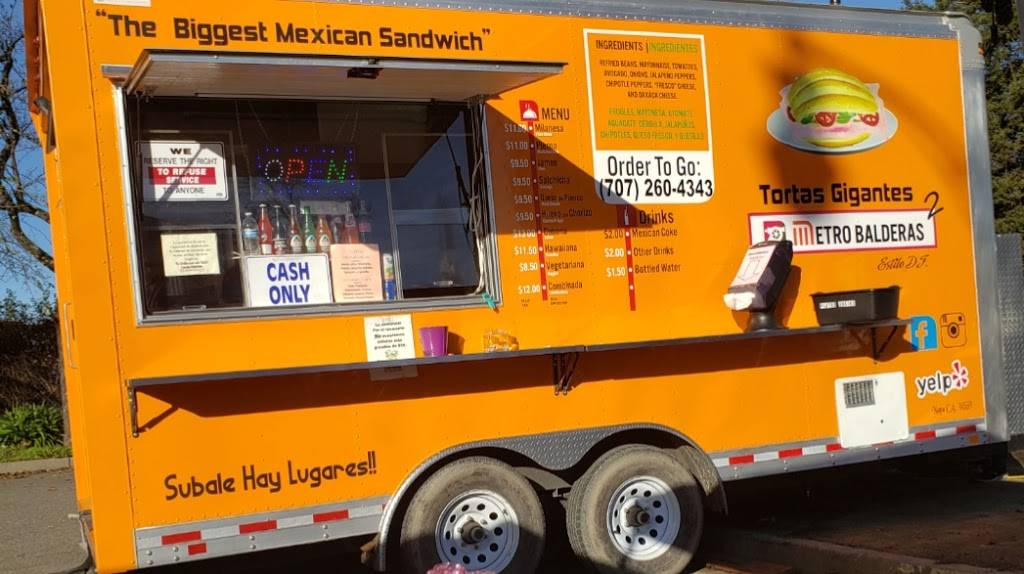 Tortas Gigantes Metro Balderas 2 | restaurant | 1289 Sebastopol Rd, Santa Rosa, CA 95407, USA | 7072604343 OR +1 707-260-4343