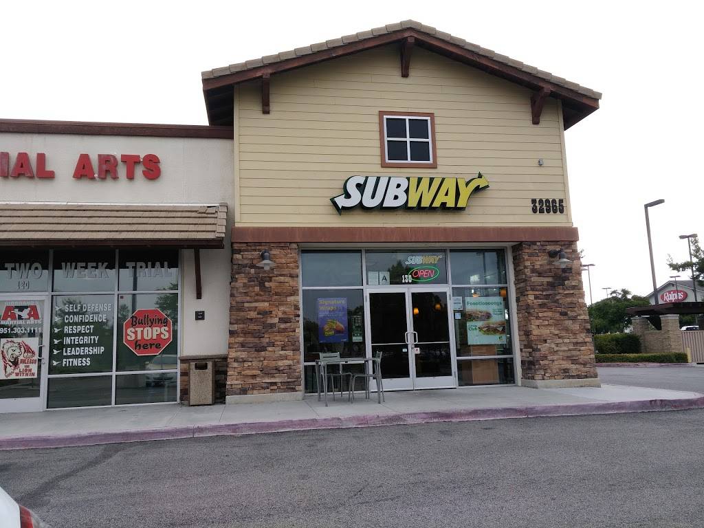 Subway | restaurant | Butterfield Station, 32965 Temecula Pkwy STE 130, Temecula, CA 92592, USA | 9513027509 OR +1 951-302-7509
