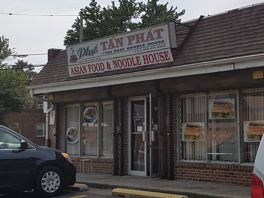 Pho Tan Phat Noodle House | restaurant | 3301 Westfield Ave, Camden, NJ 08105, USA | 8566140800 OR +1 856-614-0800