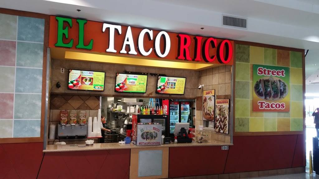 El Taco Rico | restaurant | 3840 Irving Mall, Irving, TX 75062, USA | 9722589999 OR +1 972-258-9999