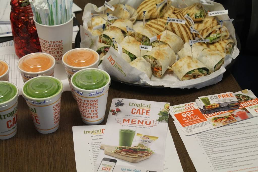 Tropical Smoothie Cafe | restaurant | 3610-G King St, Alexandria, VA 22302, USA | 5719700126 OR +1 571-970-0126