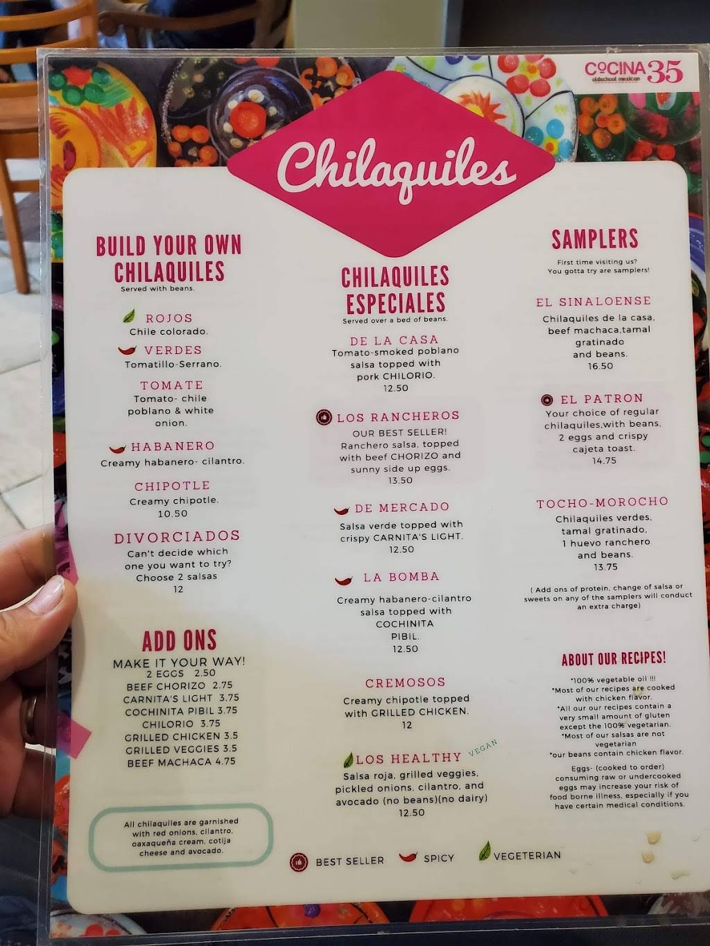 Cocina 35 | restaurant | 9335 Airway Rd #112, San Diego, CA 92154, USA | 6195919973 OR +1 619-591-9973