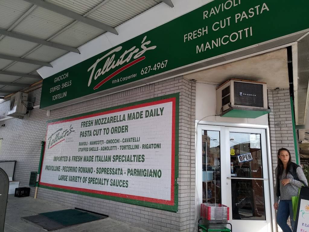 Tallutos Authentic Italian Fd | restaurant | 944 S 9th St, Philadelphia, PA 19147, USA | 2156274967 OR +1 215-627-4967