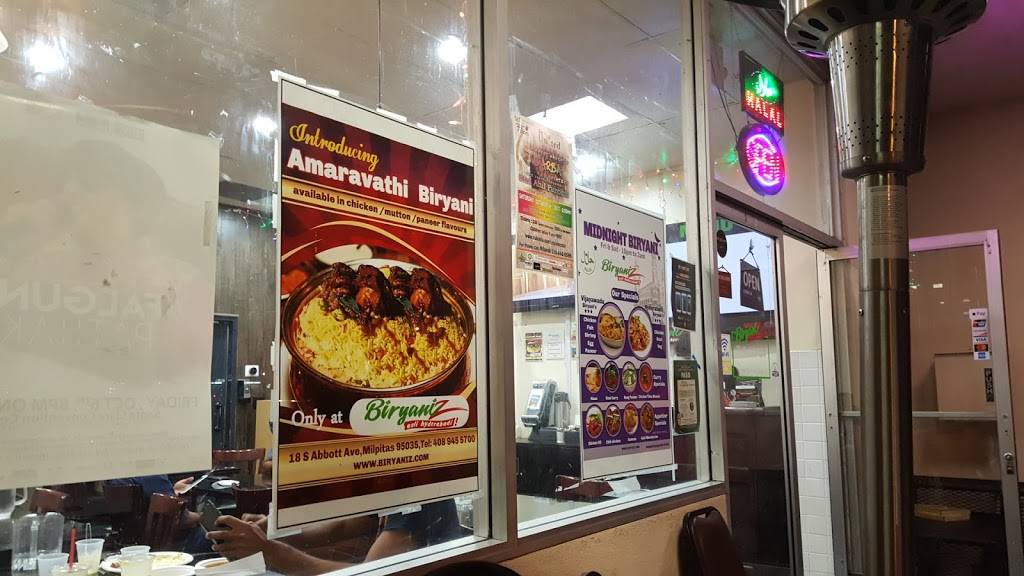 Biryaniz | restaurant | 18 S Abbott Ave, Milpitas, CA 95035, USA | 4089455700 OR +1 408-945-5700