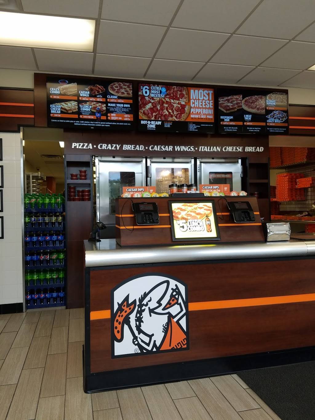 Little Caesars Pizza | meal takeaway | 928 Division St B, Parkersburg, WV 26101, USA | 3044852311 OR +1 304-485-2311
