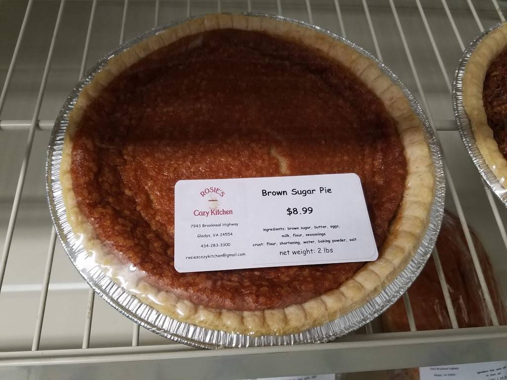 Rosies Cozy Kitchen | restaurant | 7943 Brookneal Hwy, Gladys, VA 24554, USA | 4342833300 OR +1 434-283-3300