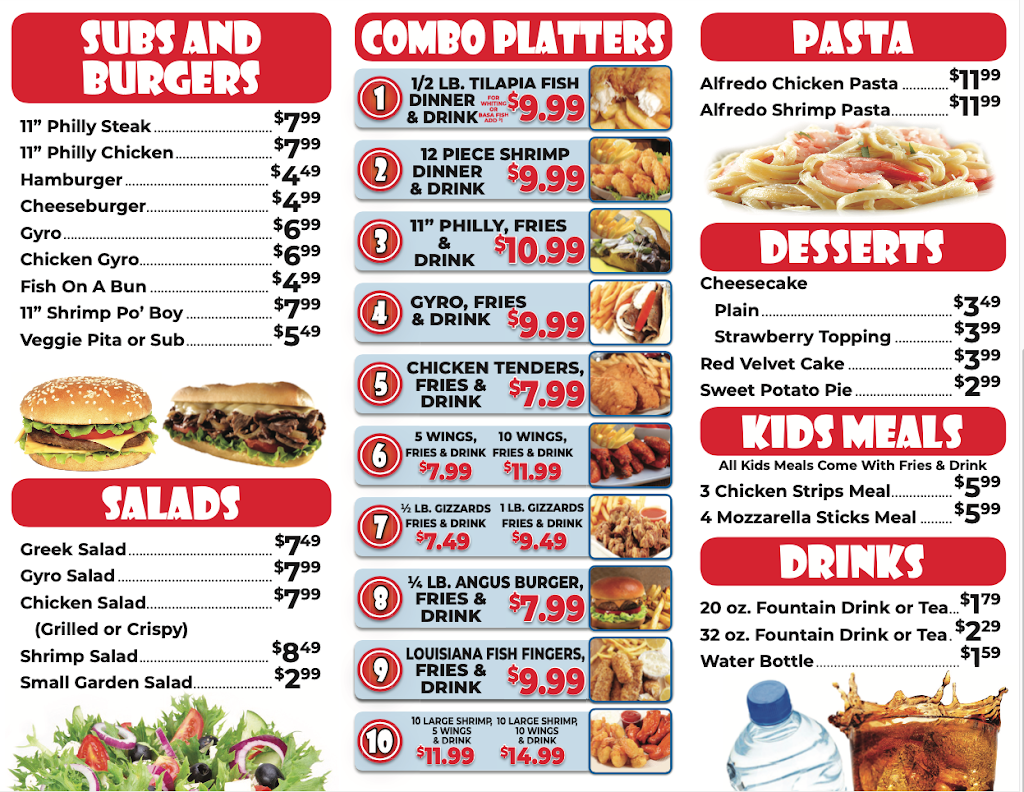 Nicks Gyros Seafood IV | restaurant | 7347 Garners Ferry Rd, Columbia, SC 29209, USA | 8038343917 OR +1 803-834-3917