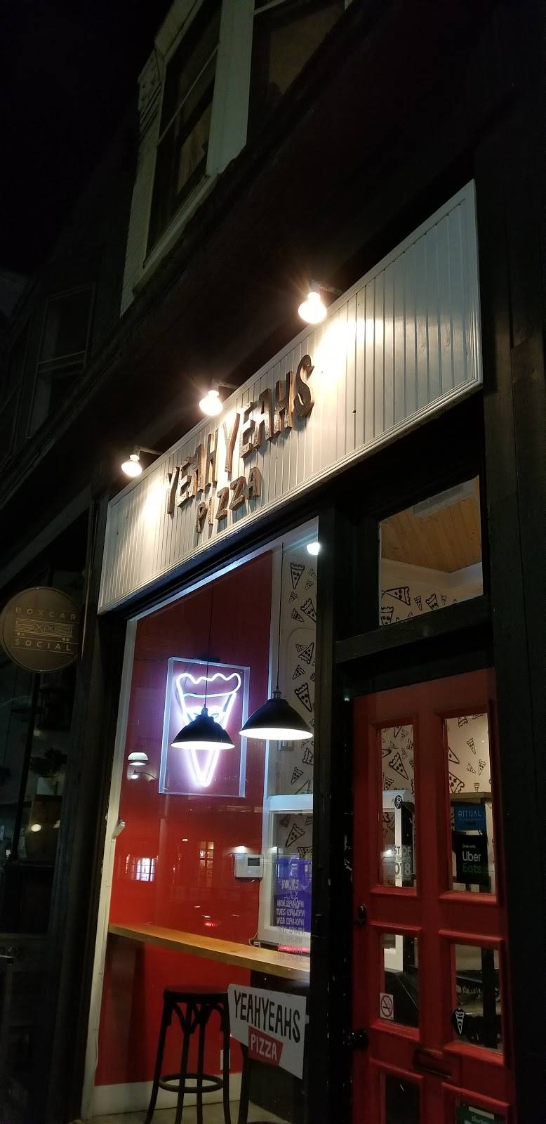 Yeah Yeahs Pizza | restaurant | 1210 Yonge St, Toronto, ON M4T 1W1, Canada | 6473500300 OR +1 647-350-0300