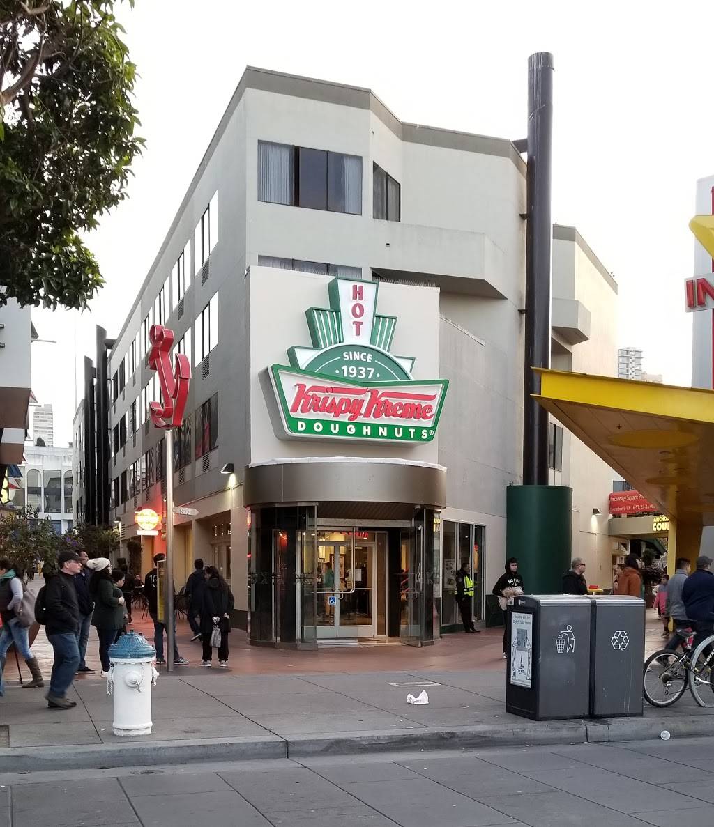 Krispy Kreme | cafe | 353 Jefferson St, San Francisco, CA 94133, USA | 4157751123 OR +1 415-775-1123