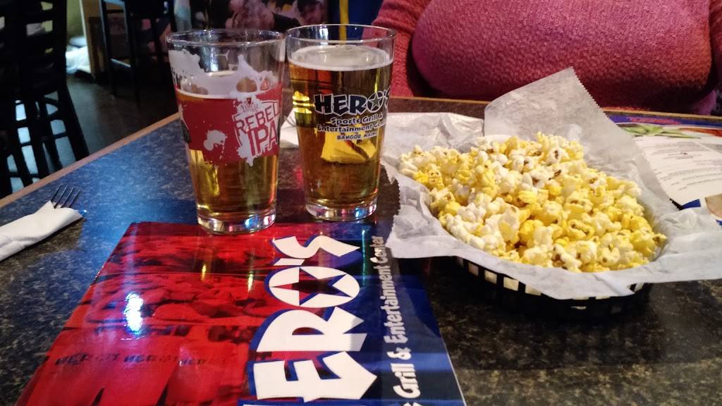Heros Sports Grill | restaurant | 41 Washington St, Bangor, ME 04401, USA | 2079743033 OR +1 207-974-3033