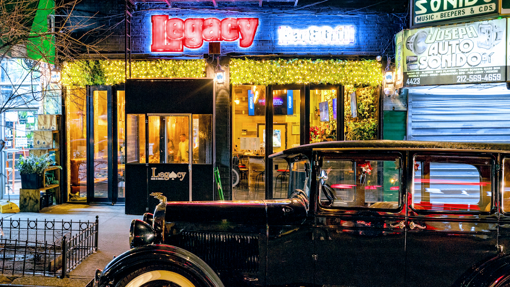 Legacy Bar & Grill | restaurant | 4421 Broadway, New York, NY 10040, USA | 9172617785 OR +1 917-261-7785