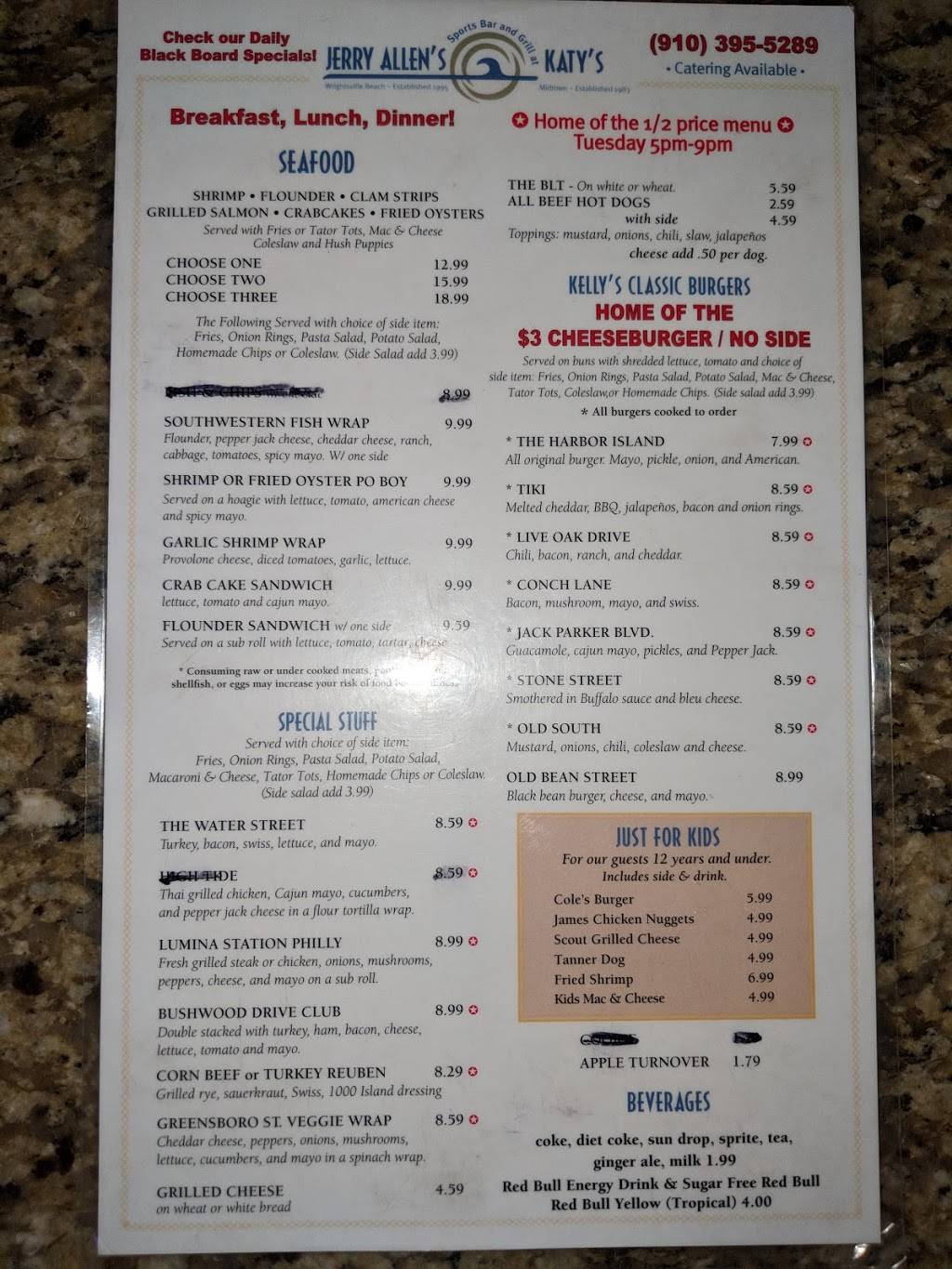 Katys Grill and Bar | restaurant | 1054 S College Rd, Wilmington, NC 28403, USA | 9103955289 OR +1 910-395-5289