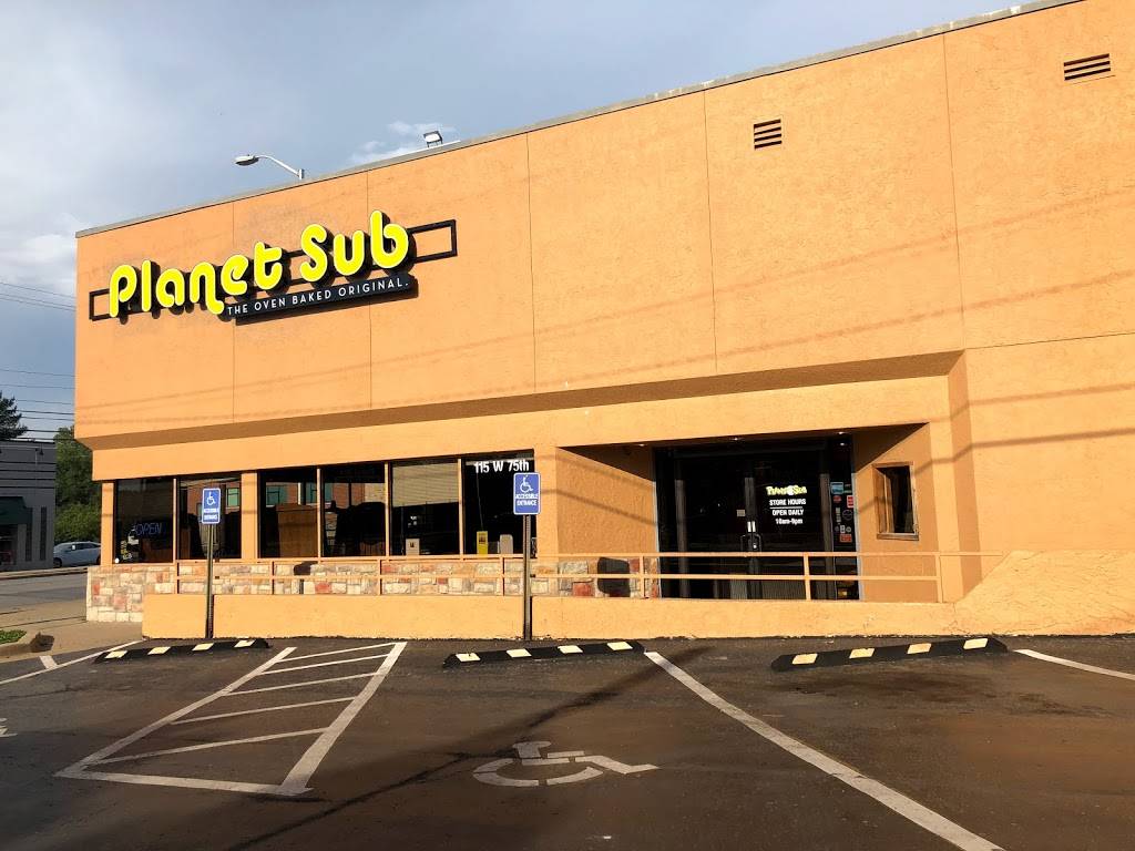 Planet Sub | restaurant | 115 W 75th St, Kansas City, MO 64114, USA | 8163611155 OR +1 816-361-1155