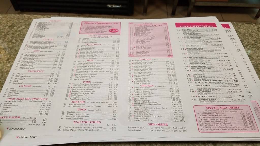 Ming Town | restaurant | 34 Lanes Mill Rd, Brick, NJ 08724, USA | 7327859888 OR +1 732-785-9888