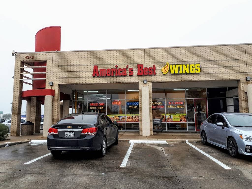 Americas Best Wings | restaurant | 4333 Gannon Ln #113, Dallas, TX 75237, USA | 9729134888 OR +1 972-913-4888