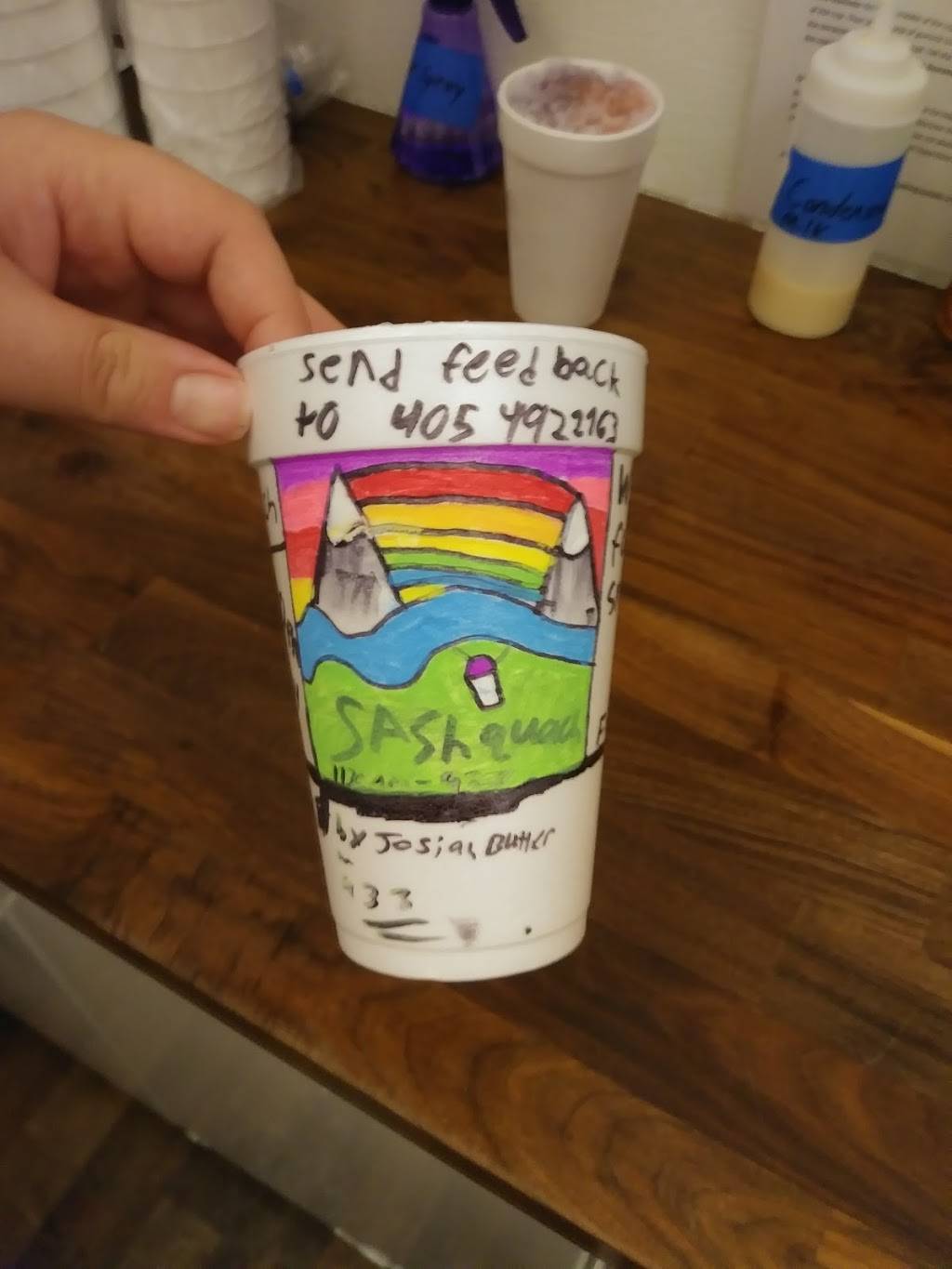 Sasquatch Shaved Ice | restaurant | 1801 NW 16th St, Oklahoma City, OK 73106, USA | 4054315705 OR +1 405-431-5705