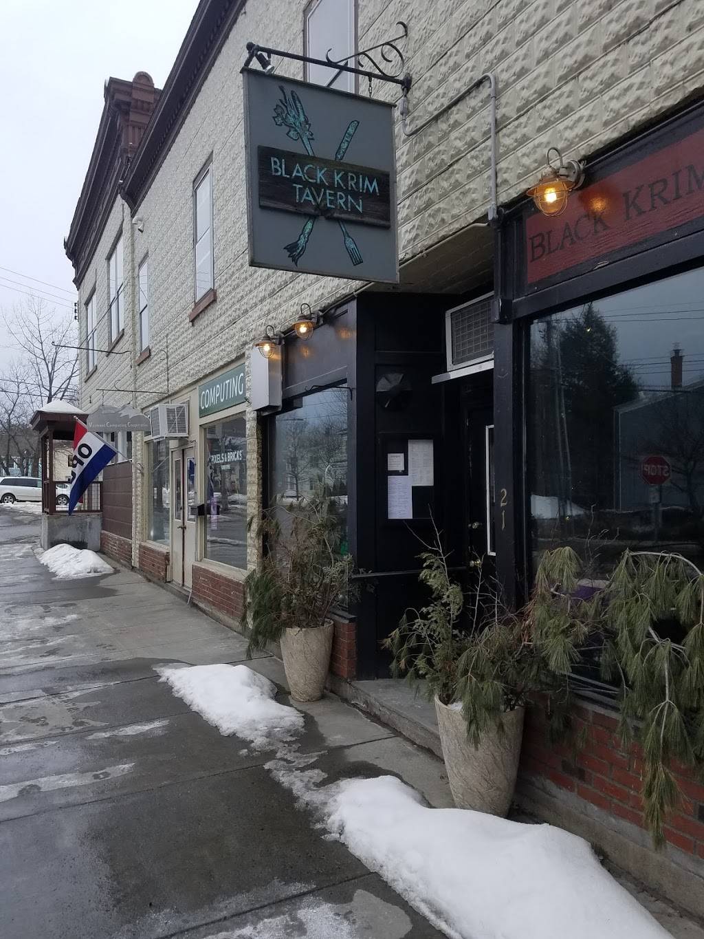 Black Krim Tavern | restaurant | 21 Merchants Row, Randolph, VT 05060, USA | 8027286776 OR +1 802-728-6776