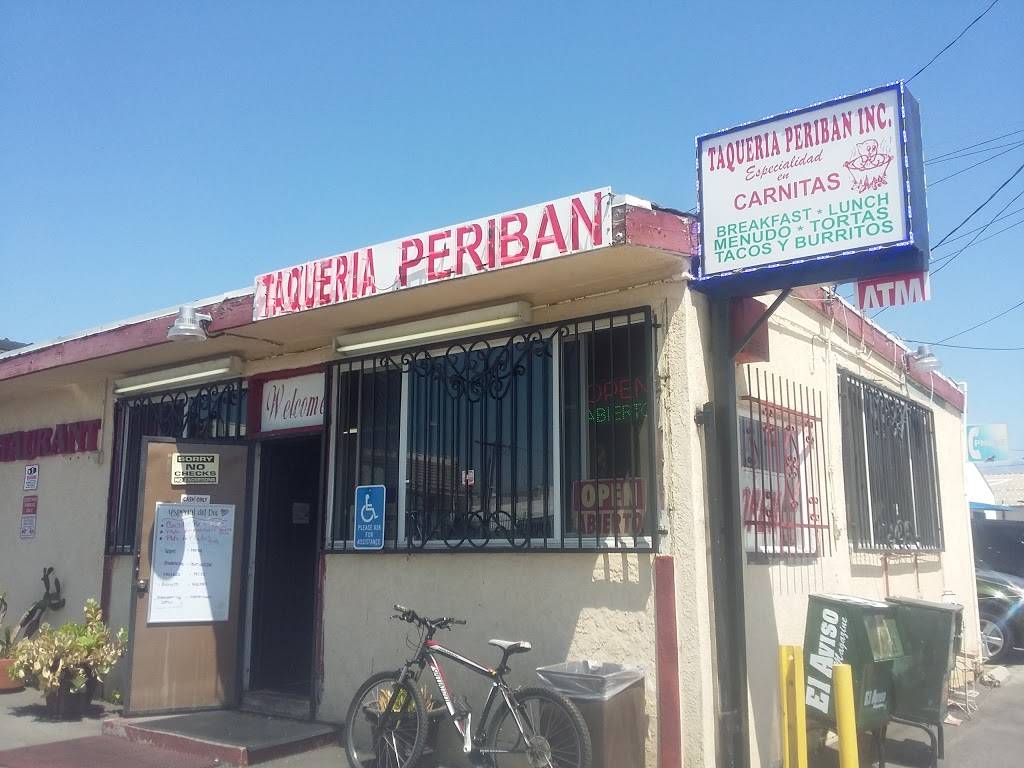 Taqueria Periban Inc. | restaurant | 2129 Chico Ave, South El Monte, CA 91733, USA | 6264446923 OR +1 626-444-6923