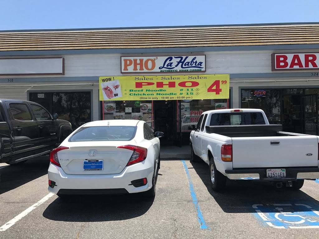 Pho La Habra | restaurant | 520 W Lambert Rd, La Habra, CA 90631, USA | 5626901107 OR +1 562-690-1107
