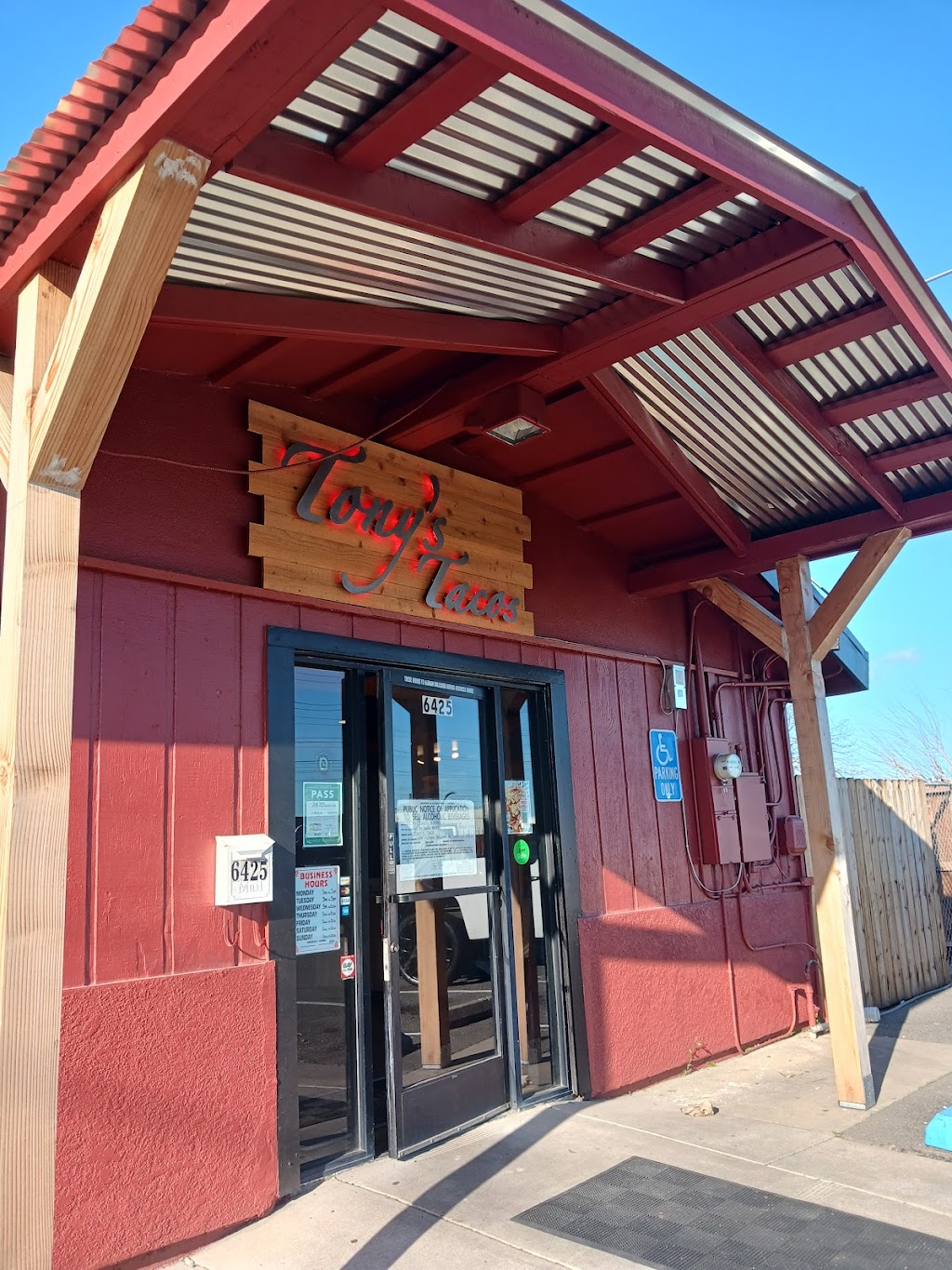 Tonys Tacos | restaurant | 6425 Florin Perkins Rd, Sacramento, CA 95828, USA | 9168982784 OR +1 916-898-2784