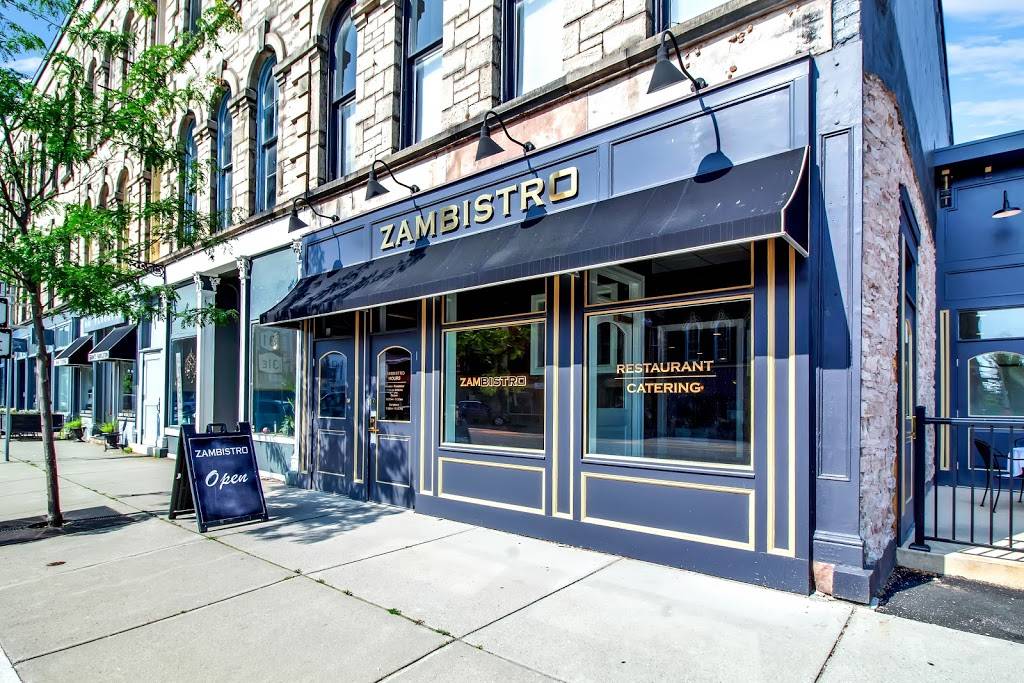 Zambistro Restaurant | restaurant | 408 Main St, Medina, NY 14103, USA | 5857982433 OR +1 585-798-2433