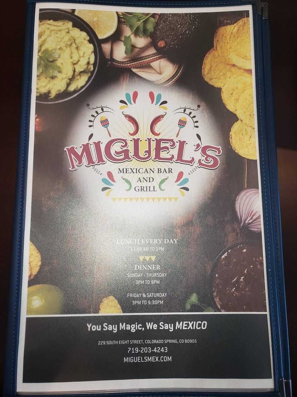 Miguels Mexican restaurant | restaurant | 227 S 8th St, Colorado Springs, CO 80905, USA | 7192034243 OR +1 719-203-4243