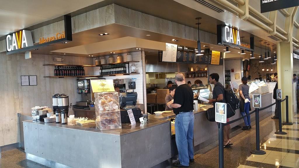 CAVA | restaurant | Reagan National Airport, Terminal B, Arlington, VA 22202, USA | 7034172125 OR +1 703-417-2125