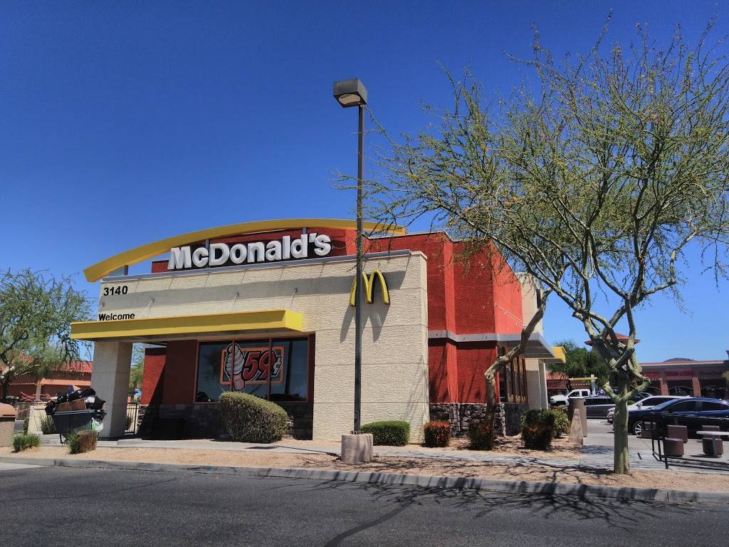 McDonalds | cafe | 3140 W Carefree Hwy, Phoenix, AZ 85086, USA | 6234348377 OR +1 623-434-8377