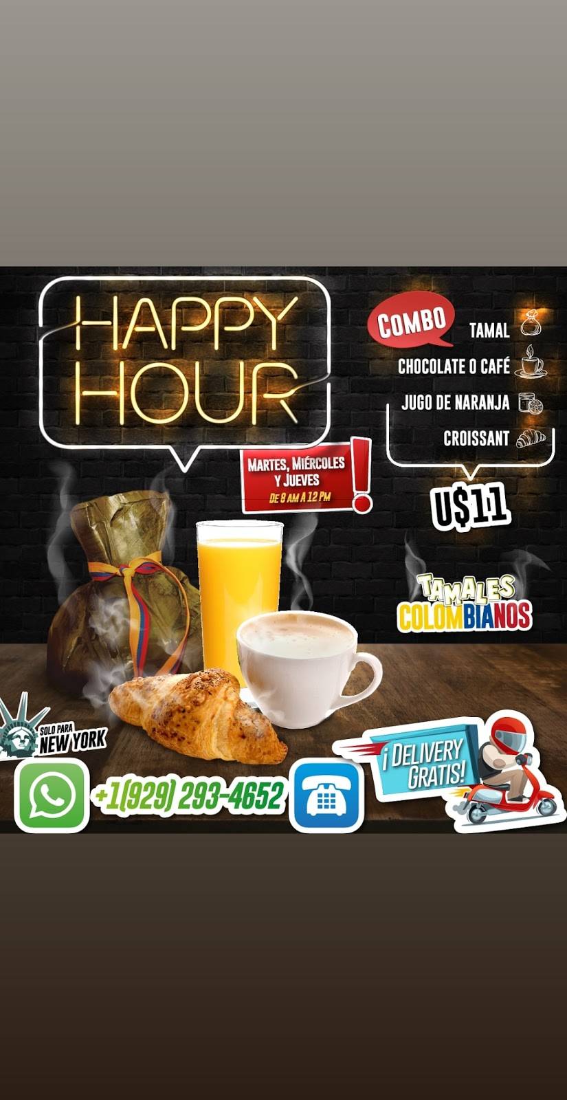 LA TAMALERIA COLOMBIANA NY | restaurant | 3250 88th St, East Elmhurst, NY 11369, USA | 9292934652 OR +1 929-293-4652