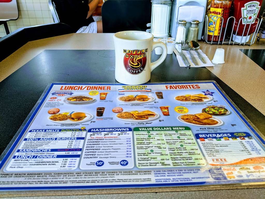 Waffle House | restaurant | 2816 Chamblee Tucker Rd, Atlanta, GA 30341, USA | 7704514183 OR +1 770-451-4183